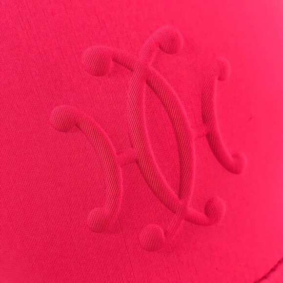 HERMES Neovan Atlantic hat cap baseball cap Polyurethane / Nylon pink